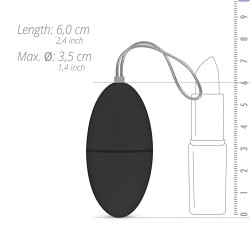 Vibrierendes Ei Schwarz 21 Modi Ei Vibrator Fernbedienung