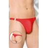 Tanga apertura lateral Rojo 4432
