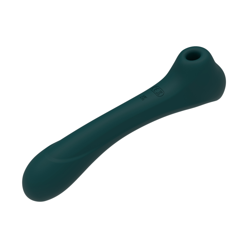 Quiver Sarcelle Aspiration + Vibromasseur rechargeable Charge magnétique