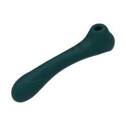 Quiver Teal Suction + Rechargeable Vibrator Magnetic Charge
