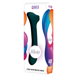 Quiver Teal Succionador + Vibrador  Recargable carga Magnética