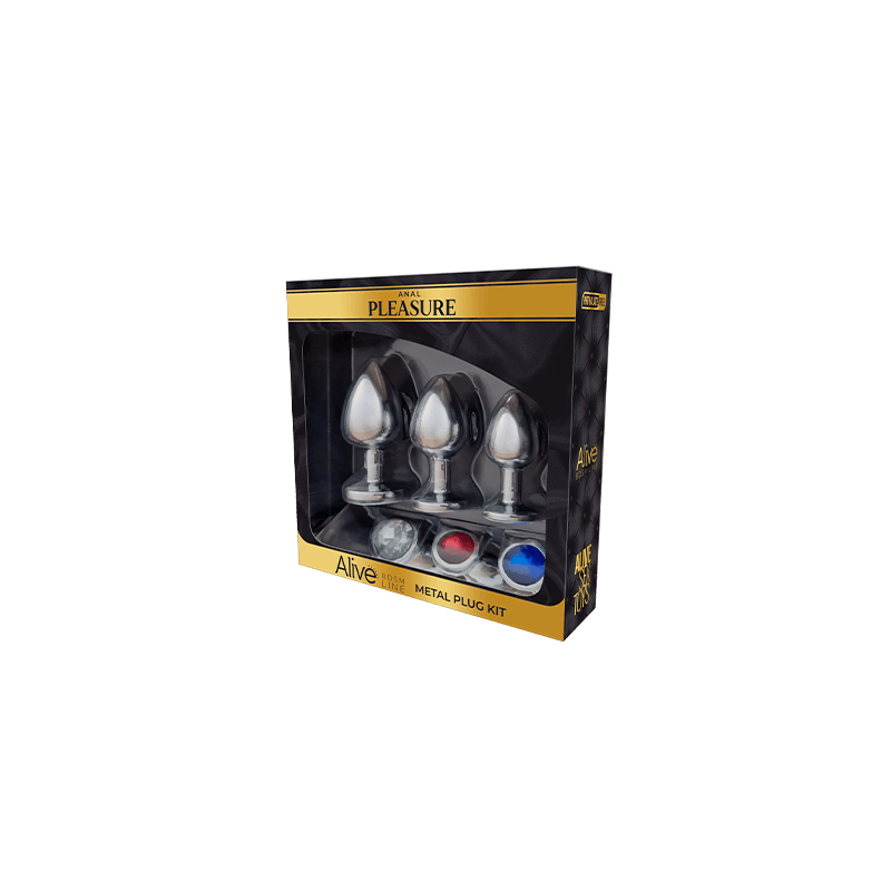 Kit mit 3 Metallschmuckannalen - S, M und L