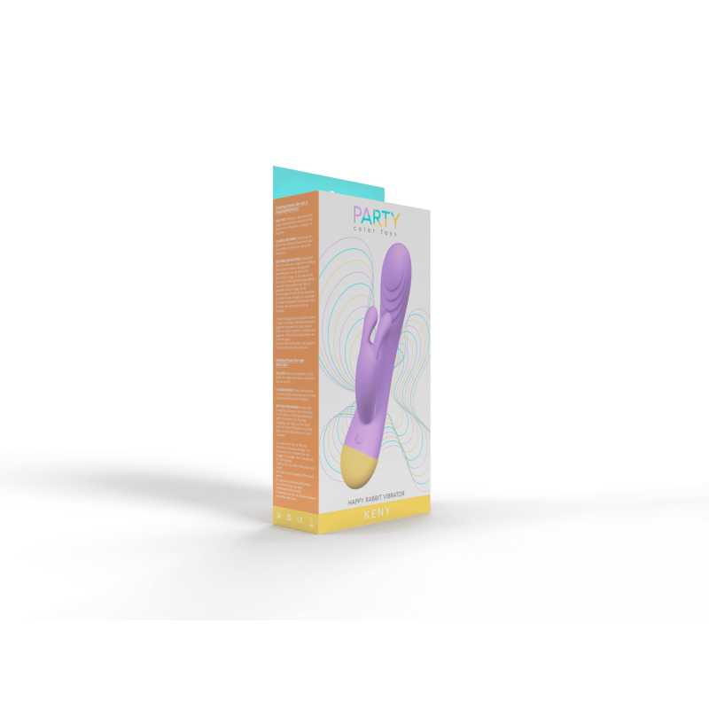 Keny Lila - Doppel-wiederaufladbarer Vibrator 11 Modi