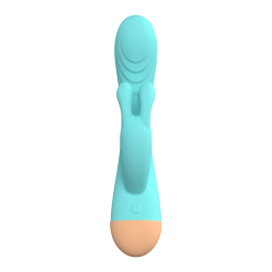 Keny Turquesa - Vibrador Recarregável Duplo 11 modos