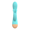 Keny Turquoise - Double Rechargeable Vibrator 11 modes