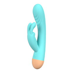 Keny Turquesa - Vibrador Recarregável Duplo 11 modos