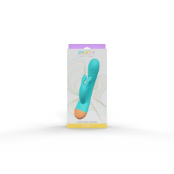 Keny Turquoise - Double Rechargeable Vibrator 11 modes