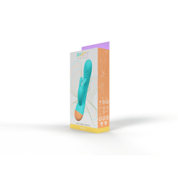 Keny Turquoise - Double Rechargeable Vibrator 11 modes