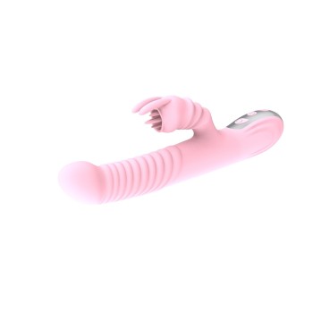 G-SPOT Double Up &Down Vibrator + Wiederaufladbare Bunny 23 Modi und Heat 2