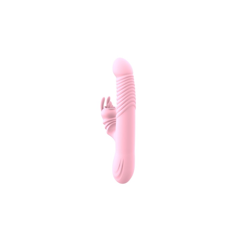 G-SPOT Double Up &Down Vibrator + Wiederaufladbare Bunny 23 Modi und Heat