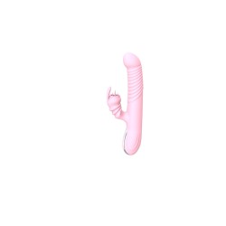 G-SPOT Vibrador Doble Up&Down + Conejito Recargable 23 modos y Calor