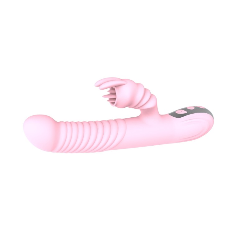 G-SPOT Double Up&Down Vibrator + Rechargeable Bunny 23 modes and Heat