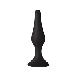 Plug Slim M Silicone Noir 11,5x3cm