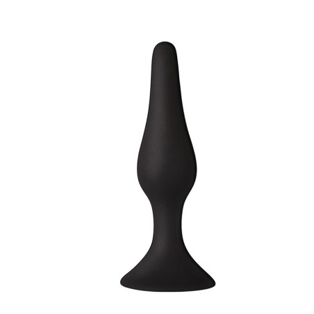 Plug Slim M Silicone Black 11,5x3cm
