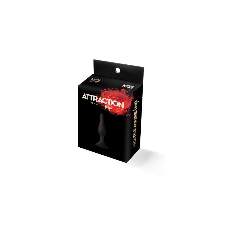 Stecker Slim S Silikon Schwarz 10,5cm