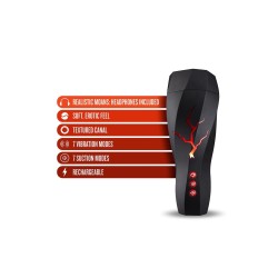 STORM Masturbatore succhiante e vibrante (49modes) e gemiti - M FOR MEN