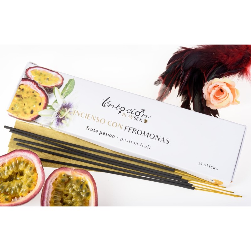 PASSION FRUIT. EROTIC INCENSE BOX PHEROMONES 25 STICKS