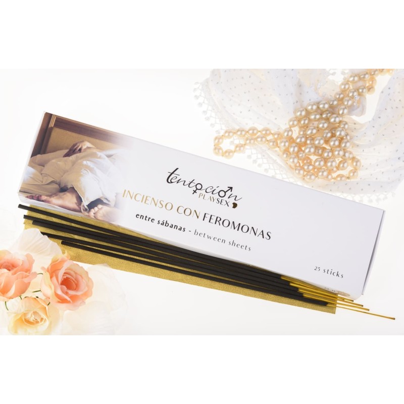 ZWISCHEN DEN BLÄTTERN. EROTISCHE RÄUCHERSTÄBCHEN PHEROMONE 25 STÄBCHEN