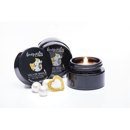 PASSION FRUIT MASSAGE CANDLE WITH PHEROMONES 20ML