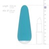 Julia - mini vibrator Rechargeable 10 modes 10,5x4cm