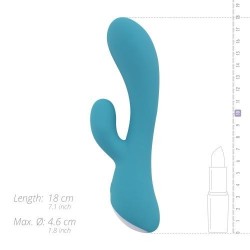 Martina - vibrador duplo recarregável 10 modos 18cm