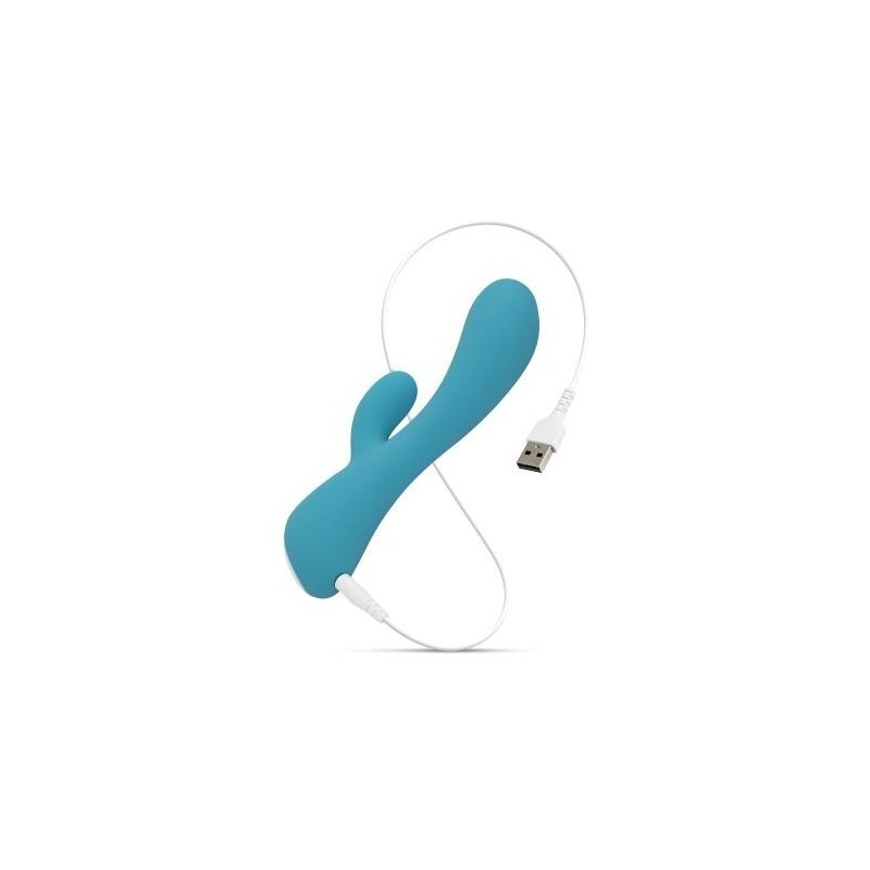 Martina - vibrador doble Recargable 10 modos 18cm