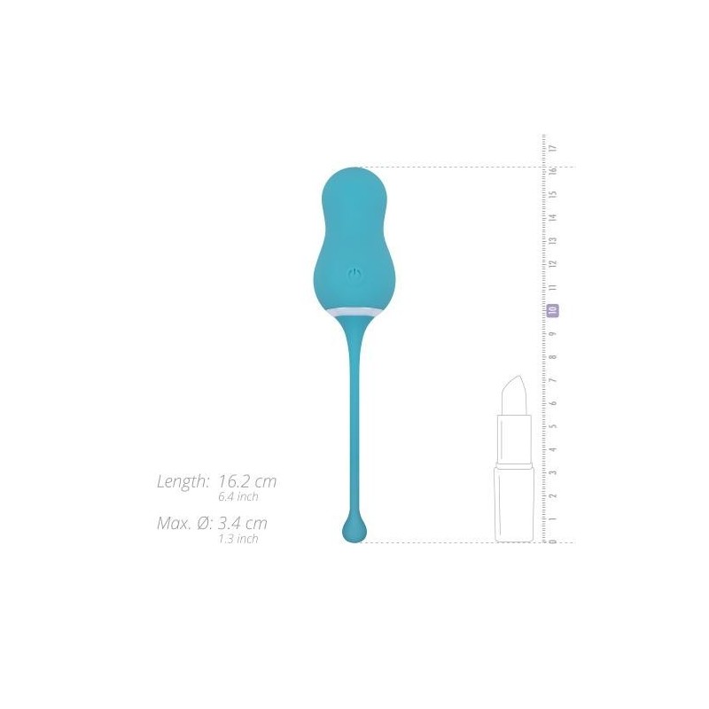 Elena - Egg Vibrador Controle Remoto Recarregável 10 Modos
