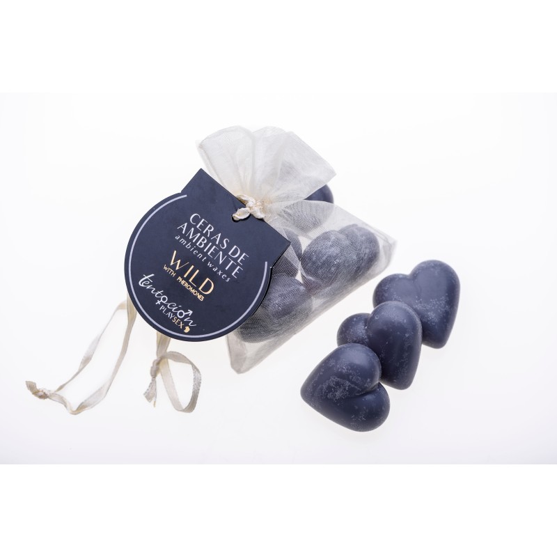 Wild - Cere vegetali con feromoni, 3 pz - Playsex