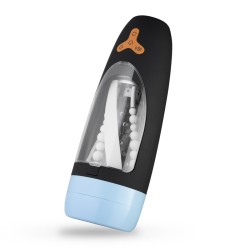 CP01 Masturbador automático giratorio y succionador con calor y adaptador