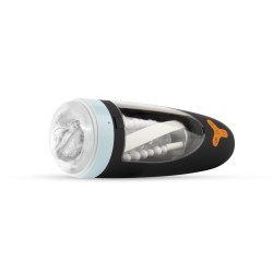 CP01 Masturbador automático giratorio y succionador con calor y adaptador