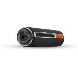 CP03 Rechargeable masturbator with vibration and suction, heat, voice, and adapter