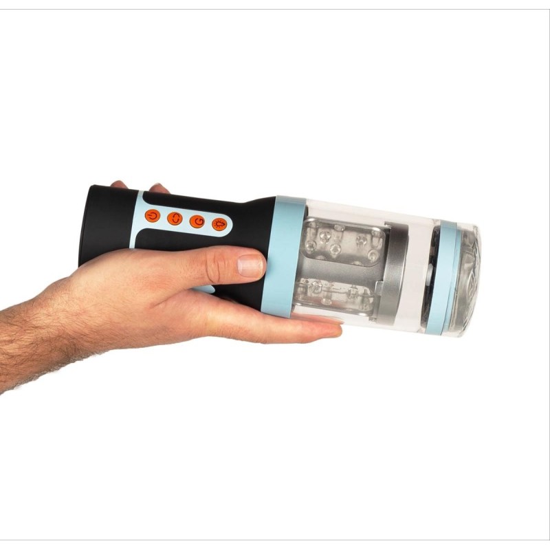 CRZ004 Masturbatore ricaricabile rotante e up&down