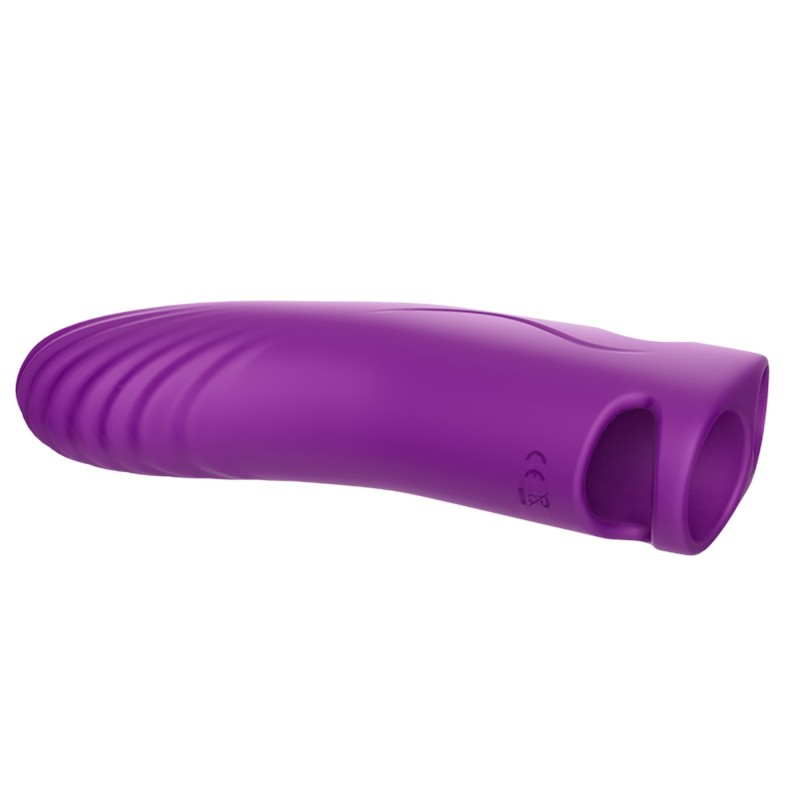 Aurora Lilac Vibrating Finger Remote Control Rechargeable 9 modes