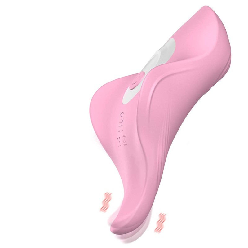 Impulse Pink Thong Vibrator Remote Control Rechargeable 9 Modes Fuchsia