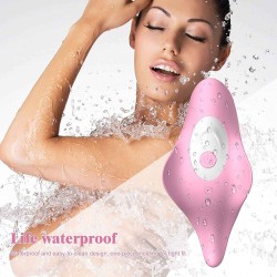 Impulse Pink Thong Vibrator Remote Control Rechargeable 9 Modes Fuchsia
