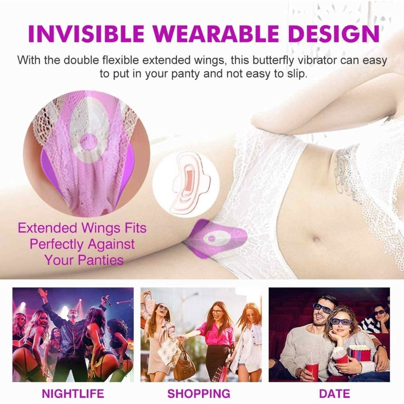Impulse Rosa Tanga Vibrador Control Remoto Recargable 9 modos Fucsia