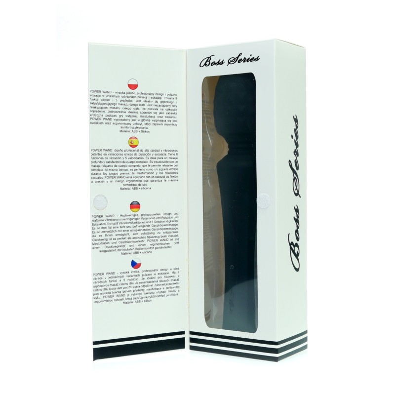 Power Wand Flexible Negro Recargable 40 modos