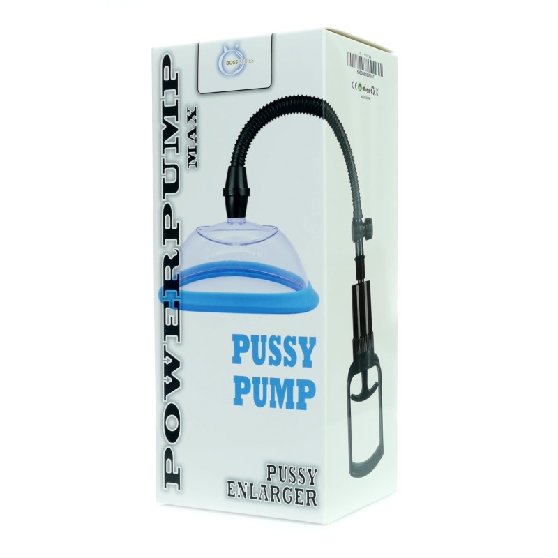 Pussy Pump - Pompa trasparente con 2 applicatori per donna