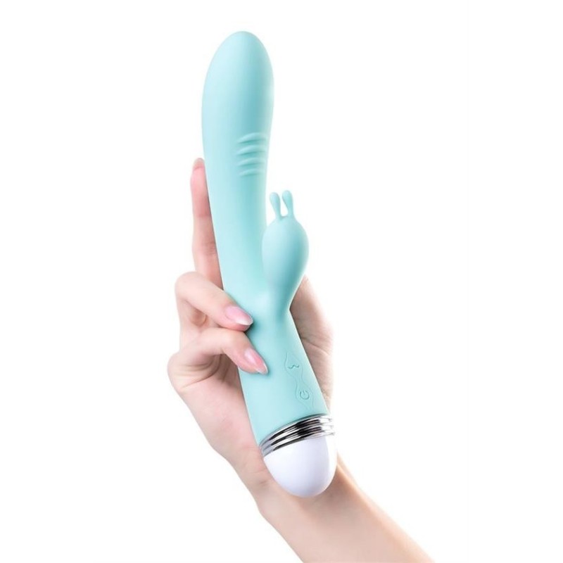 IRIS Vibrateur en silicone rechargeable 2 moteurs et 10 modes A-TOYS