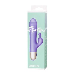 CROCUS Vibrador de Silicone Recarregável 2 motores e 10 modos A-TOYS