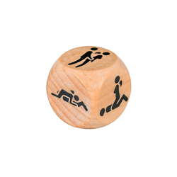 Get Lucky - Dice Sexy - dado kamasutra madera 1 ud