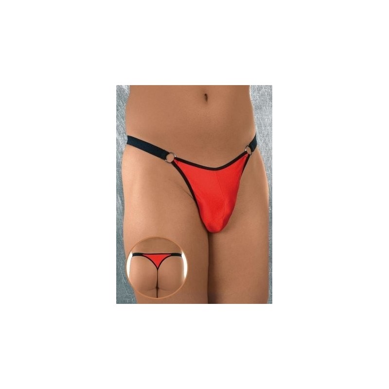Tanga Anillas Rojo 4425