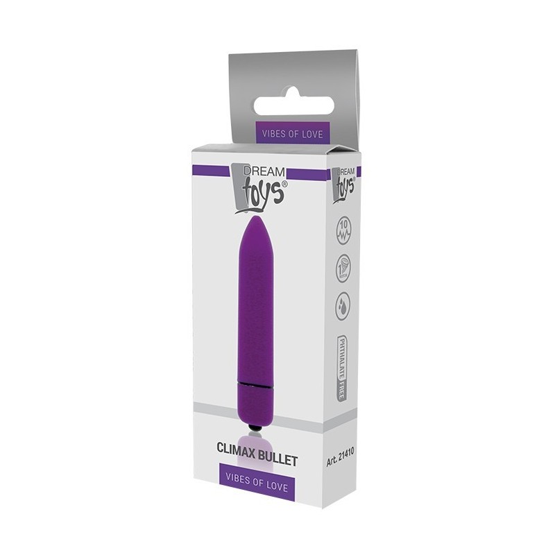 CLIMAX BULLET 10 MODOS MORADA - Bala Vibradora 10 modos
