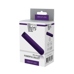 PODEROSO BULLET RECARREGÁVEL 10 MODOS ROXO - Recarregável Vibrando Bullet 10 modos