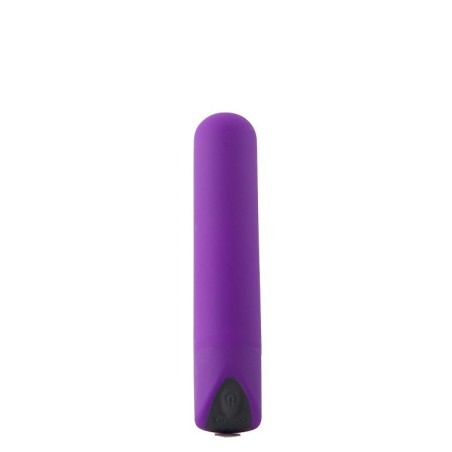 POWERFUL BULLET RECARGABLE 10 MODOS MORADO - Bala Vibradora Recargable 10 modos