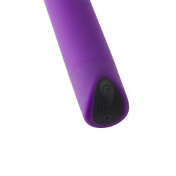 POWERFUL BULLET RECHARGEABLE 10 MODI PURPLE - Wiederaufladbare vibrierende Kugel 10 Modi
