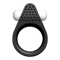 SCHWARZER STIMU-RING VIBRIERENDER RING