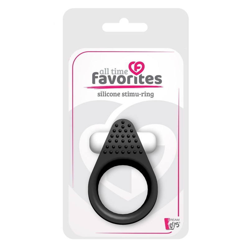 ANELLO VIBRANTE NERO STIMU-RING