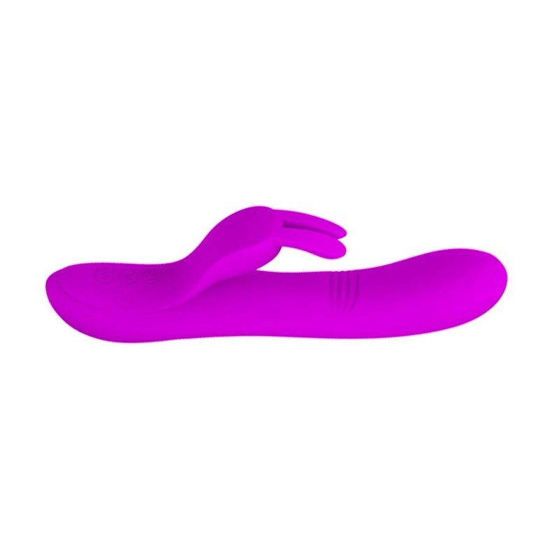 Dylan Rosa Waving Recarregável 3 motores - 4 modos de ondulação e 7 modos de vibração