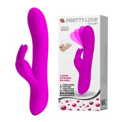 Dylan Rosa Waving Wiederaufladbare 3 Motoren - 4 Wellenmodi und 7 Vibrationsmodi
